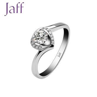 戒指 铂PT950钻石戒指 夹镶系列  JXF0023