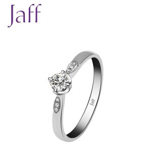 戒指 白色18K钻石戒指 爪镶系列  SIZF0125